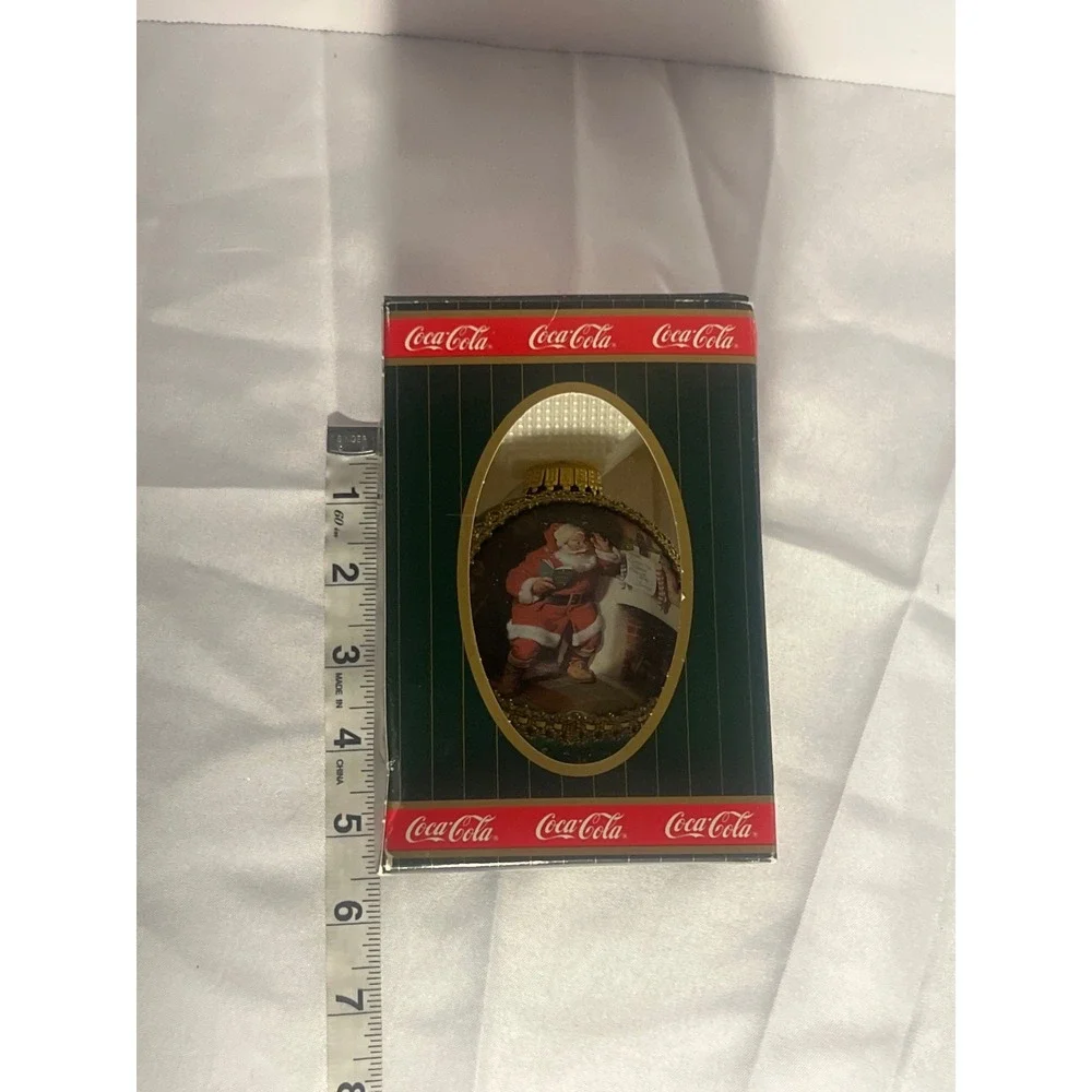 Coca Cola‎ 1995 Trim The Tree Collection Santa Claus Christmas Ornament Boxed